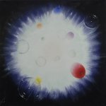 “Viaggio interiore n° 4″, 80×80 cm., olio