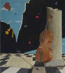 "Serenata", 80x70 cm., tempera acrilica