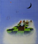 "Ipocrisia n° 1", 80x70 cm., tecnica mista