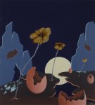 "Notturno al chiaro di luna", 100x90, tempera acrilica